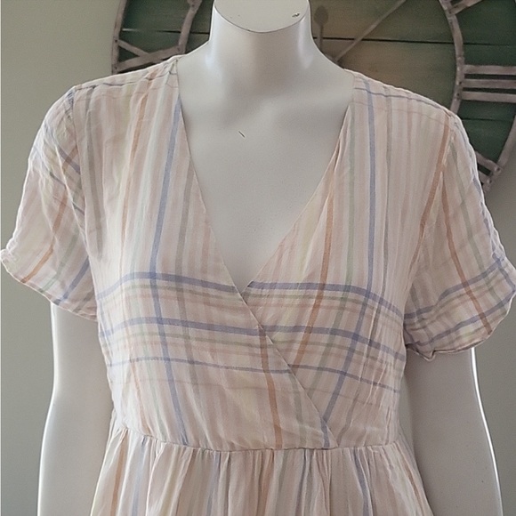 Madewell Clara linen blend midi dress - Picture 10 of 16